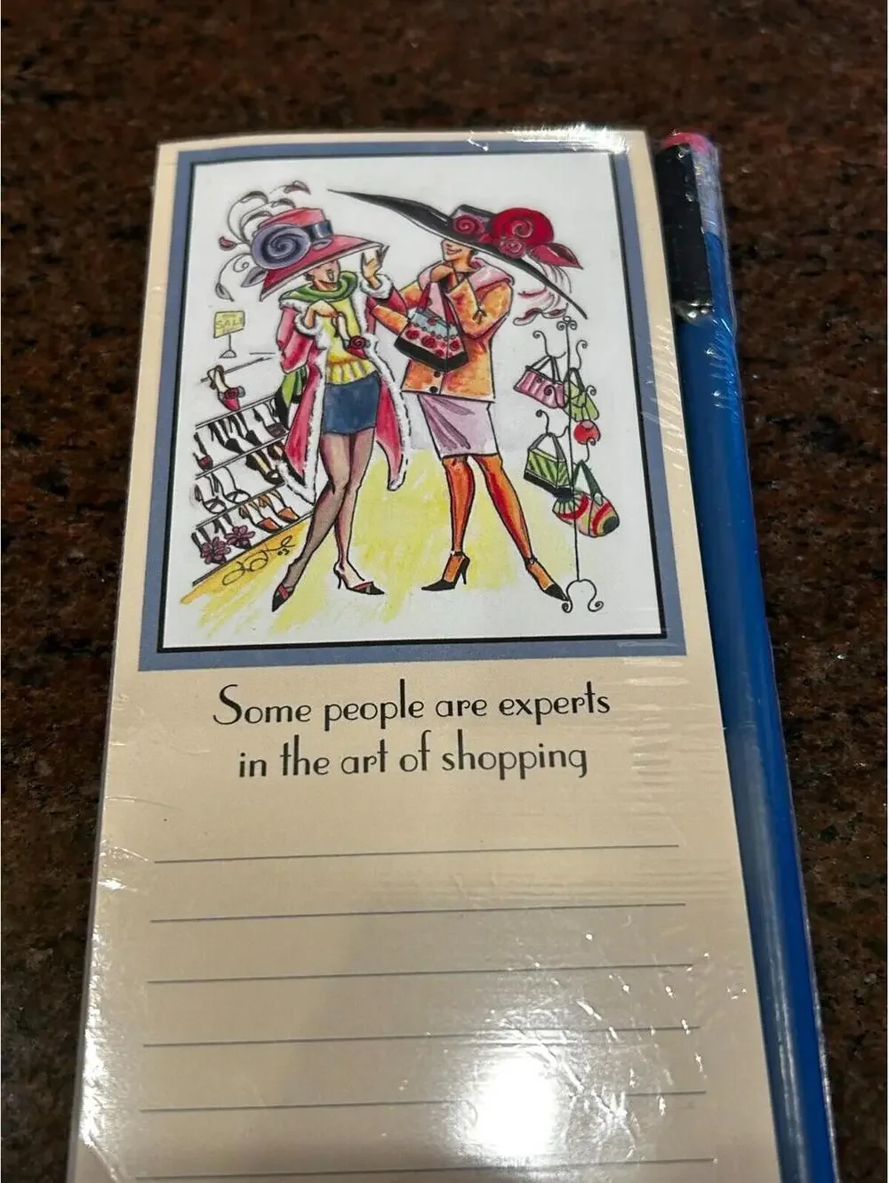 Magnetic Shopping List Notepad - New
